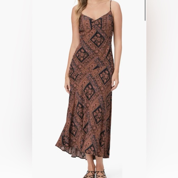 NWT Paige viejo dress - size 2 asymmetrical boho print dress - Picture 1 of 16